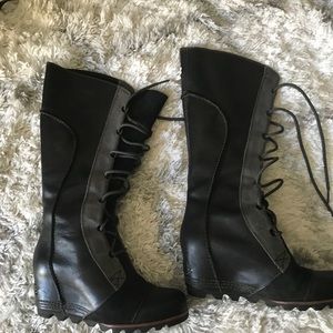 7.5 sorrel wedge weather boots